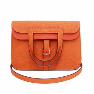 エルメス(Hermes)のエルメス アルザン 25 2Way ショルダー ハンドバッグ 斜め掛け トリヨンクレマンス レザー オレンジ シルバー金具 B刻印 箱付 HERMES（新品・未使用品）(ハンドバッグ)