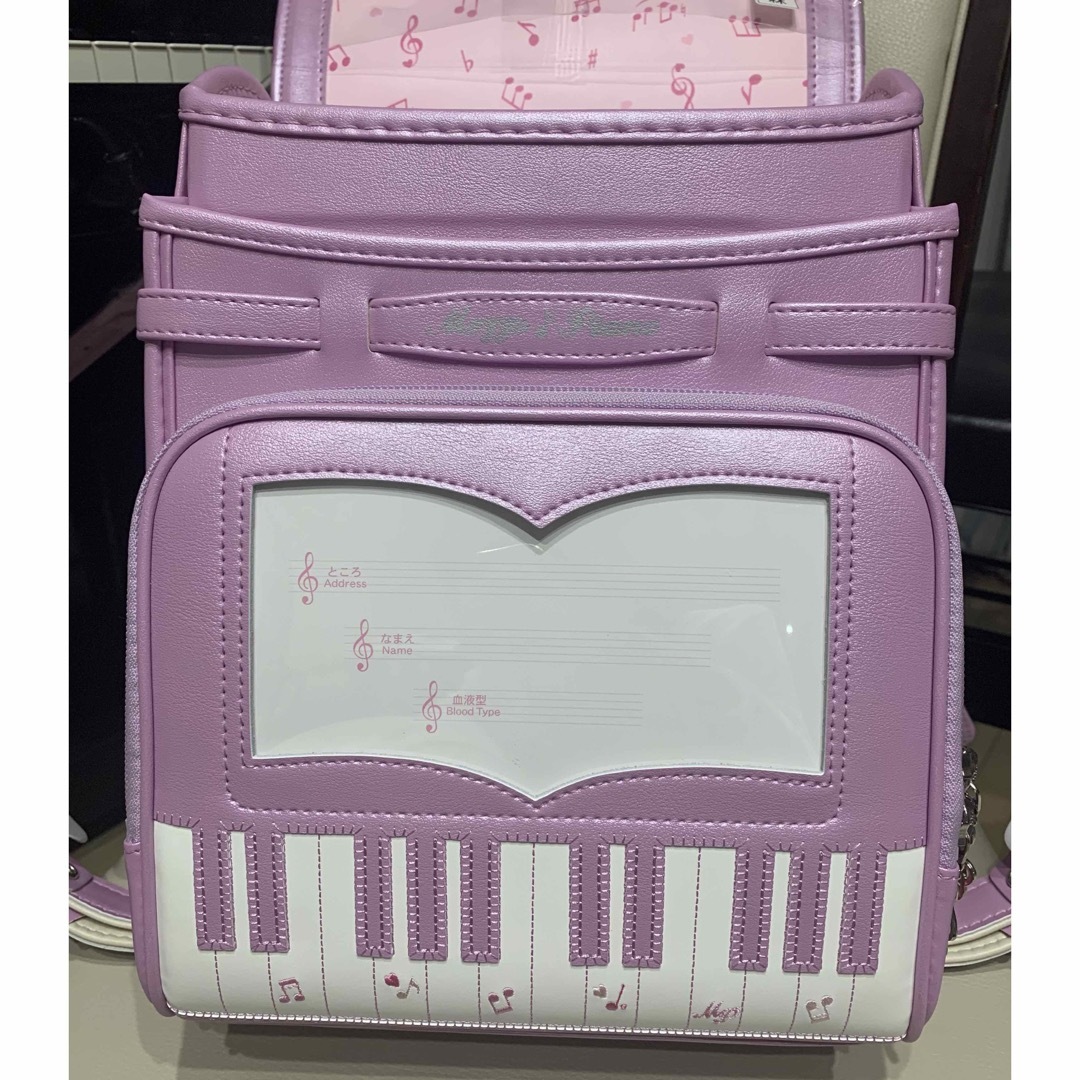 mezzo piano(メゾピアノ)のメゾピアノ　パープル　ランドセル　新品 キッズ/ベビー/マタニティのこども用バッグ(ランドセル)の商品写真