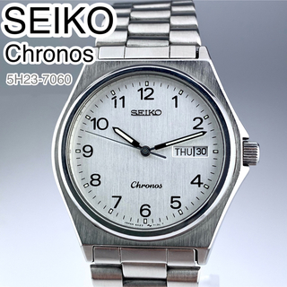セイコー(SEIKO)のSEIKO Chronos クォーツ腕時計  5H23-7060  亀戸精工舎製(腕時計(アナログ))