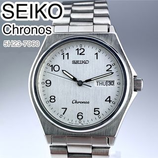 セイコー(SEIKO)のSEIKO Chronos クォーツ腕時計  5H23-7060  亀戸精工舎製(腕時計(アナログ))