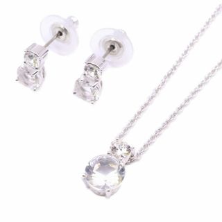 スワロフスキー(SWAROVSKI)のSWAROVSKI スワロフスキー ネックレス＆ピアスセット シルバー色金具/クリスタル 665964(ネックレス)