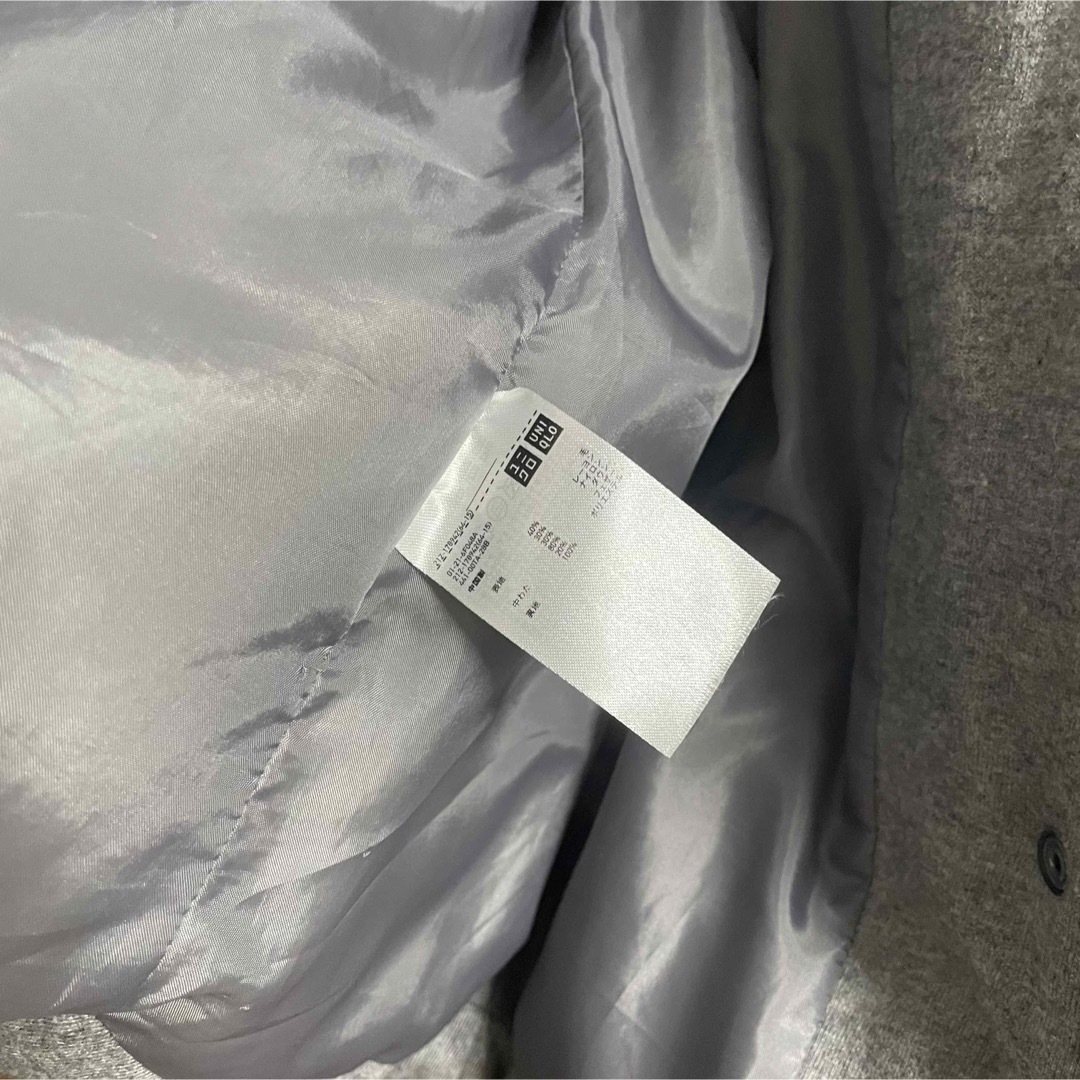 UNIQLO(ユニクロ)のUNIQLO ユニクロ ダウンジャケット S グレー フード付き レディース レディースのジャケット/アウター(ダウンジャケット)の商品写真