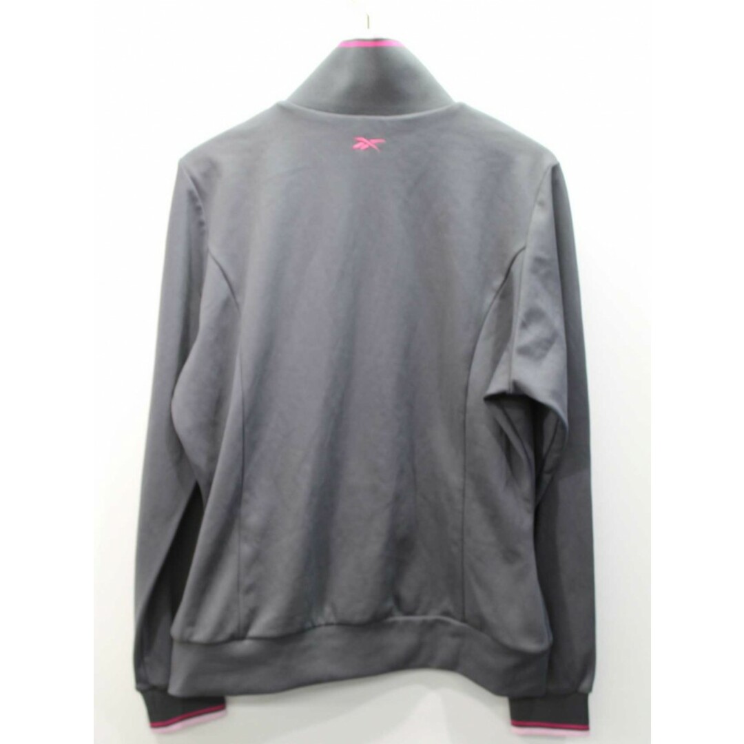 Reebok(リーボック)の【新入荷】▲Reebok/リーボック▲ジャージトップス/ジップアップ/カットソー グレー×ピンク レディース XL【中古】 春夏秋冬 411132 レディースのトップス(その他)の商品写真