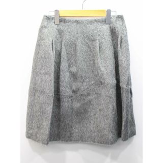 【秋冬物 新入荷】▲ELISA/エリザ▲アルパカ混スカート/ボトムス/膝上丈/ショート丈  グレー レディース 2【中古】秋冬 201132(その他)