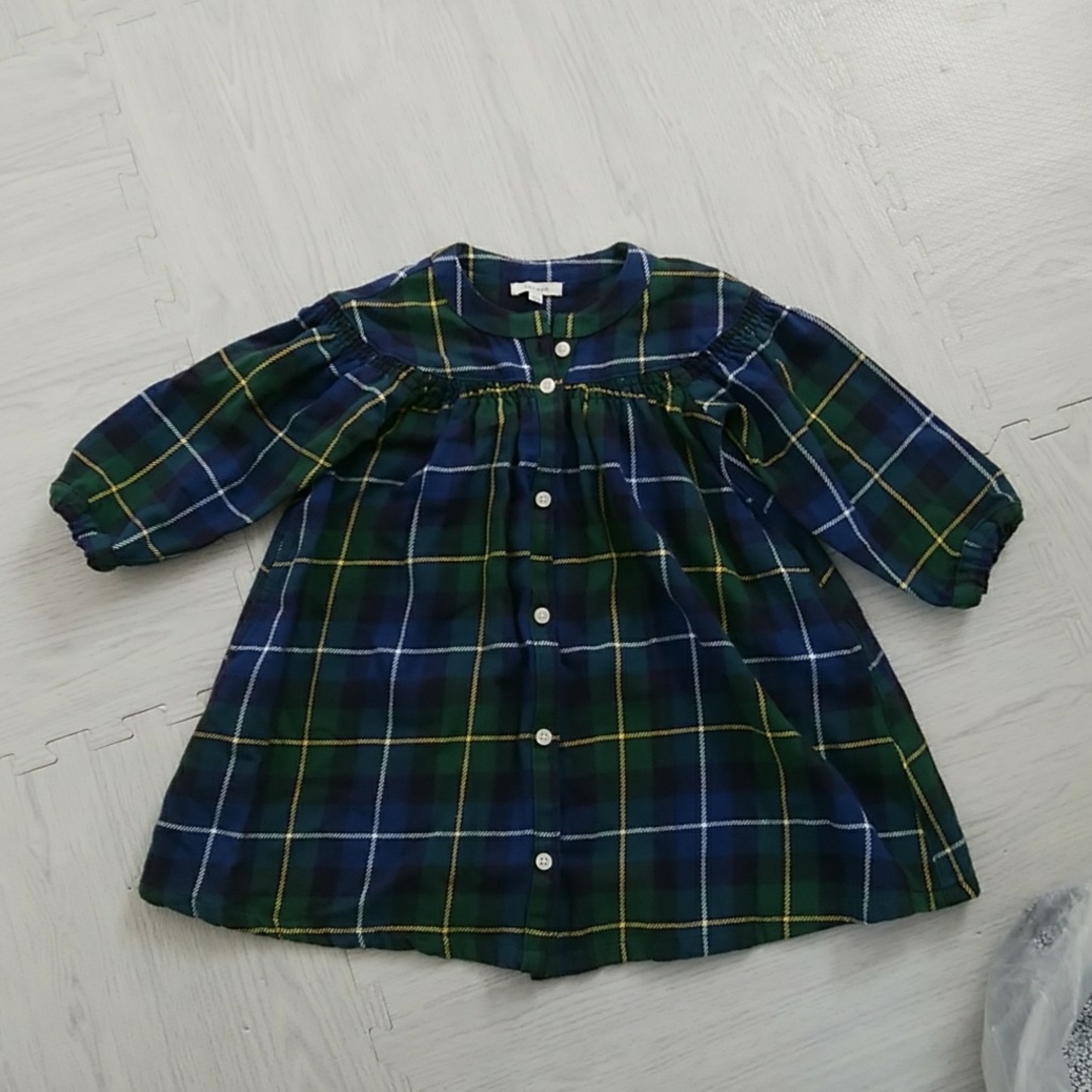 Seraph(セラフ)の子供服　Seraph  シャツワンピース　100cm キッズ/ベビー/マタニティのキッズ服女の子用(90cm~)(ワンピース)の商品写真