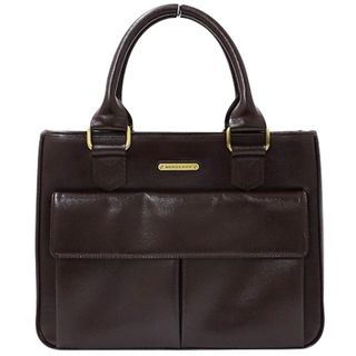 バーバリー(BURBERRY)のバーバリー BURBERRY バッグ レディース ブランド ハンドバッグ レザー ブラウン A4 大容量 通勤 通学 ビジネスバッグ おしゃれ 大人 【中古】(ハンドバッグ)