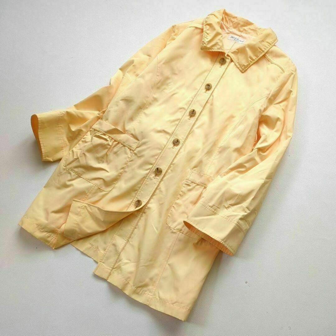 DELICE　東京スタイル　15AB　3L　スプリングコート　黄色　大きいサイズ レディースのジャケット/アウター(スプリングコート)の商品写真