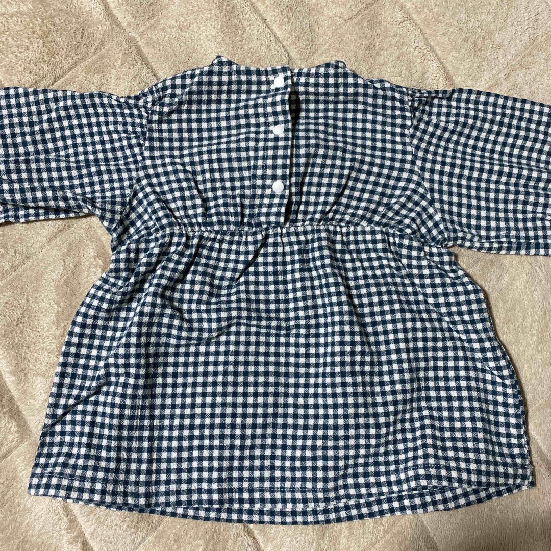 futafuta(フタフタ)のフタフタ　ブラウス　チェック柄 キッズ/ベビー/マタニティのキッズ服女の子用(90cm~)(ブラウス)の商品写真