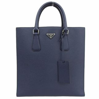 プラダ(PRADA)のプラダ PRADA トートバッグ サフィアーノ レザー ネイビー 中古 新入荷 OB1639(トートバッグ)