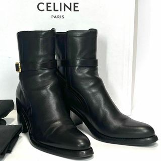 セリーヌ(celine)の【極美品☆付属品完備】セリーヌ　現行　ブーツ　コンデ　ジョッパーブーツ　レザー(ブーツ)