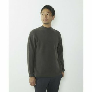 メンズメルローズ(MEN'S MELROSE)の【チャコールグレー】洗える ストレッチ畦モックネックセーター(その他)