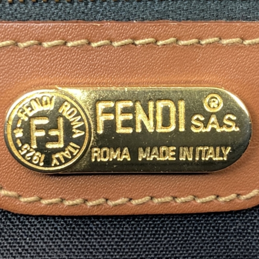 FENDI(フェンディ)のFENDI フェンディ ペカン ボストンバッグ ハンドバッグ 旅行鞄 ブラウン PVC レディース メンズ ファッション 中美品 USED 【中古】 レディースのバッグ(ボストンバッグ)の商品写真