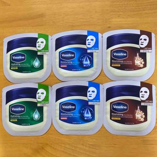 ヴァセリン(Vaseline)の『6枚セット』ヴァセリン シートマスク フェイスマスク　保湿パック(パック/フェイスマスク)