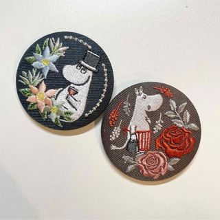 ムーミン(MOOMIN)のムーミン 刺繍缶バッチコレクション×2(バッジ/ピンバッジ)