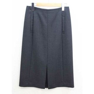 フォクシー(FOXEY)の【値下げ】‡FOXEY BOUTIQUE/フォクシーブティック‡フロントスリットスカート/37800/ミディ丈 チャコールグレー レディース 40 【中古】春夏秋冬 315032(その他)