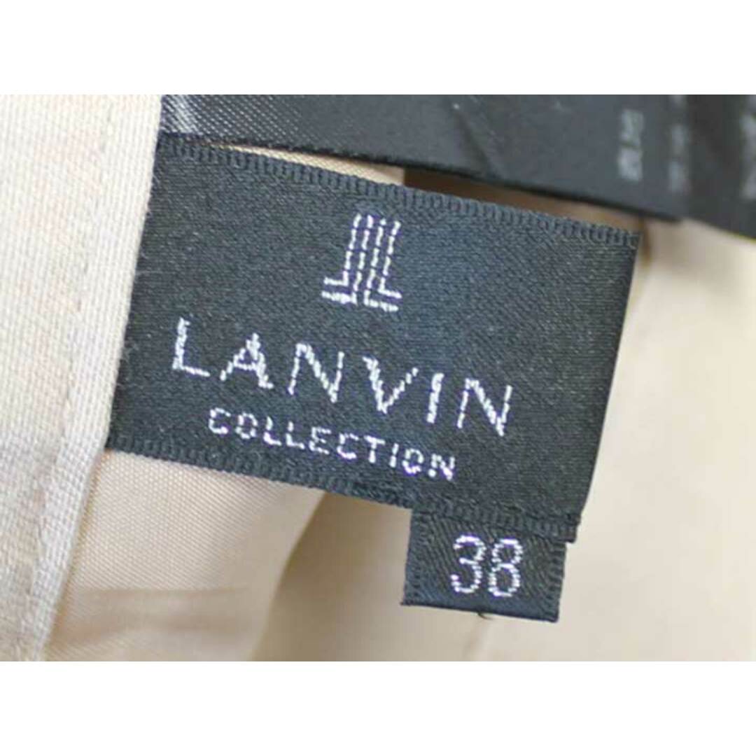 LANVIN(ランバン)の【値下げ】△LANVIN collection/ランバンコレクション△シルク混Aラインスカート/ミモレ丈/無地　ピンクベージュ　レディース　38　【中古】 春夏秋冬 823032 レディースのスカート(その他)の商品写真