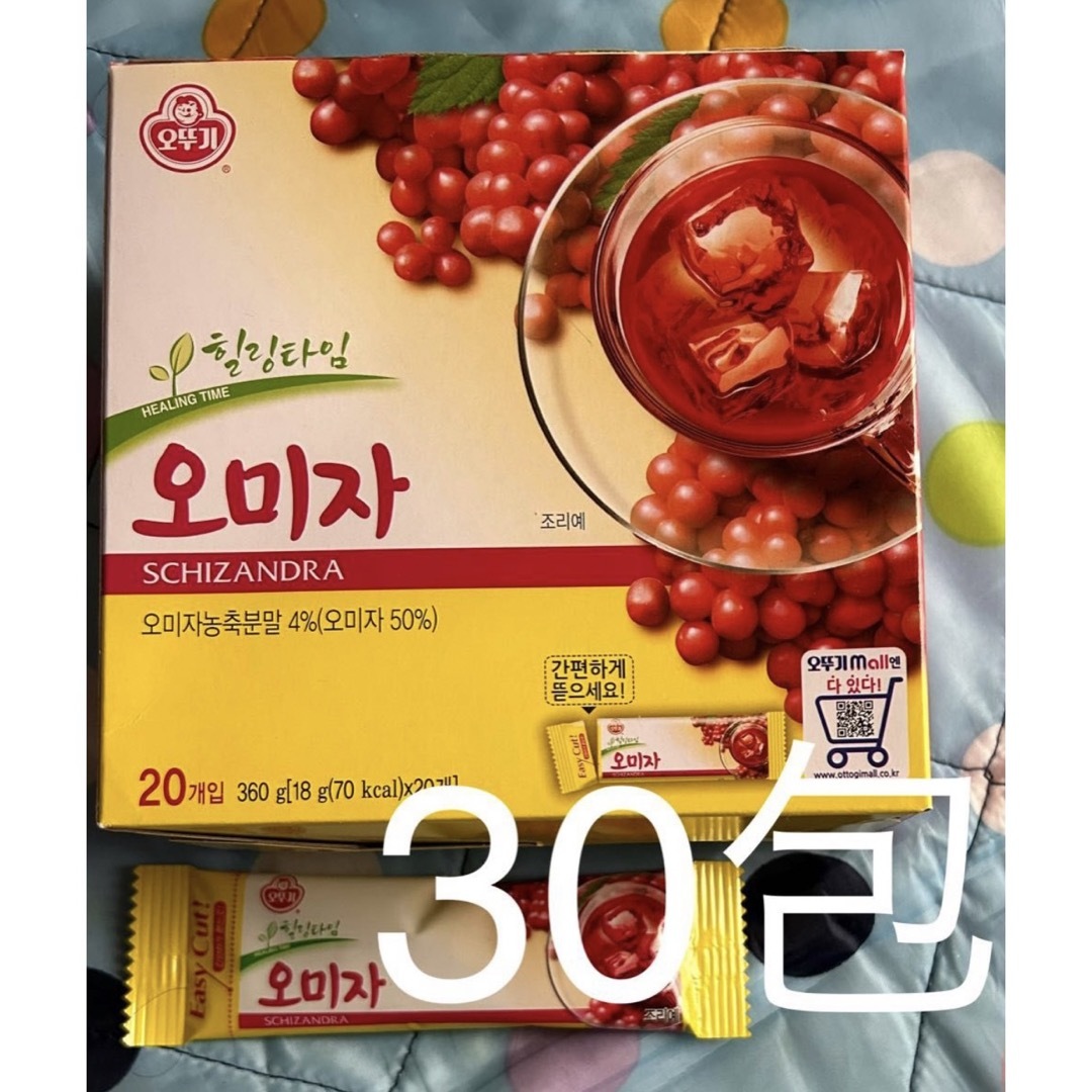 オットギ(オットギ)のオットギ オミジャ茶 18g×30包(1箱半) 五味子茶 韓国伝統茶 韓国 食品/飲料/酒の健康食品(健康茶)の商品写真