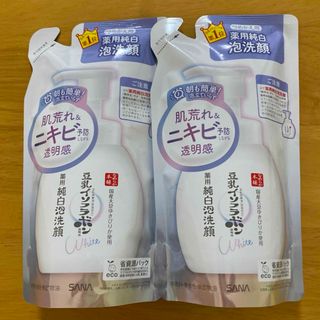 ノエビア(noevir)の なめらか本舗 薬用泡洗顔（つめかえ用） 180ml×4個 (洗顔料)