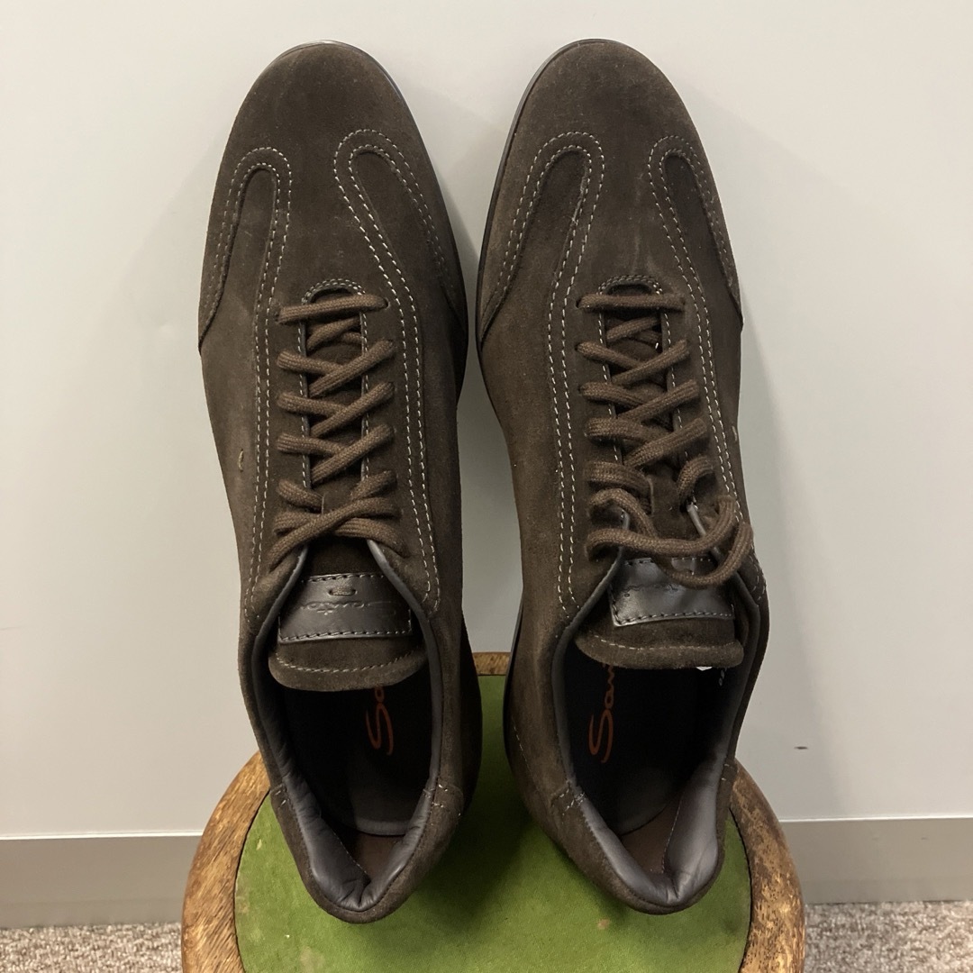Santoni(サントーニ)のサントーニ　スウェードスニーカー　26.5センチ メンズの靴/シューズ(スニーカー)の商品写真
