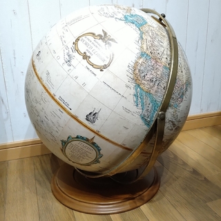 リプルーグル　地球儀　アメリカ　英語版　アンティーク　16インチ 40 大きい(置物)