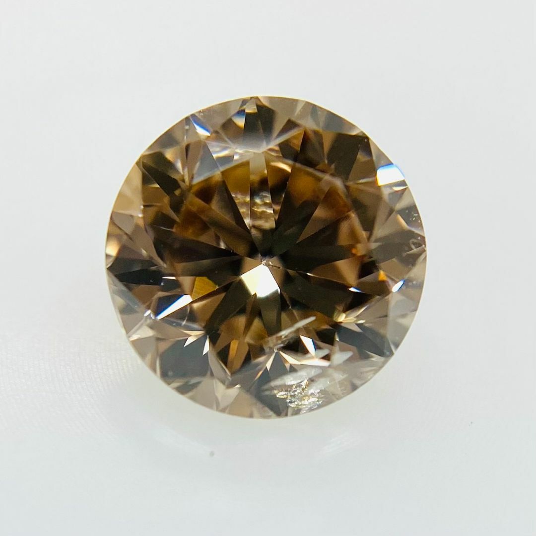 FANCY LIGHT BROWN 1.010ct RD/RT2374/CGL レディースのアクセサリー(その他)の商品写真