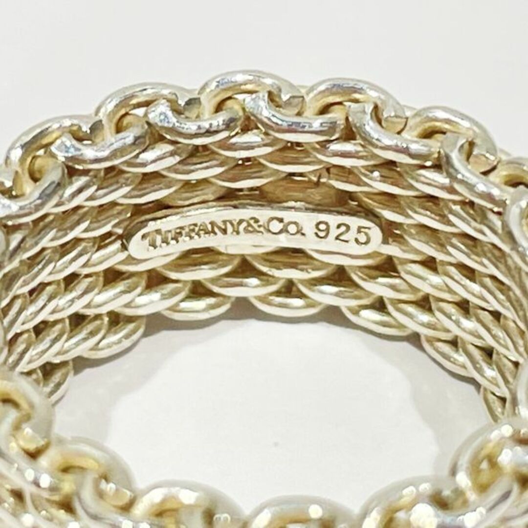 Tiffany & Co.(ティファニー)のTIFFANY&Co. サマセット メッシュ 7号 リング・指輪 SV925 レディースのアクセサリー(リング(指輪))の商品写真