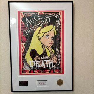 【DEATH NYC】プリンセ スアリス 世界限定100枚 額付き(絵画/タペストリー)