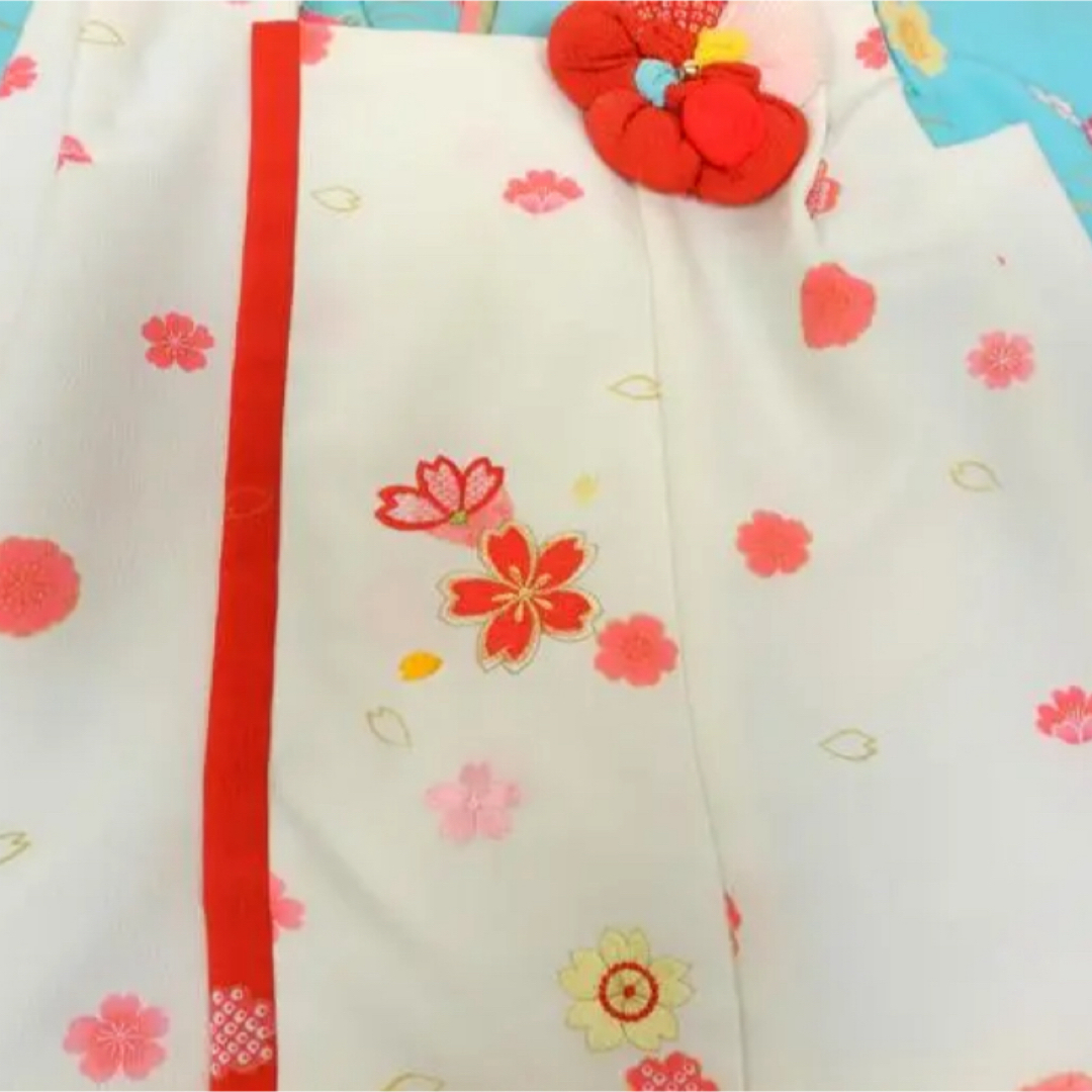 キッズ　着物　100cm キッズ/ベビー/マタニティのキッズ服女の子用(90cm~)(和服/着物)の商品写真