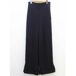 トーガ(TOGA)の【秋物 新入荷】♪TOGA/トーガ♪ロールアップワイドパンツ/十二分丈 ブラック/黒 レディース 34【中古】春秋 011132(その他)