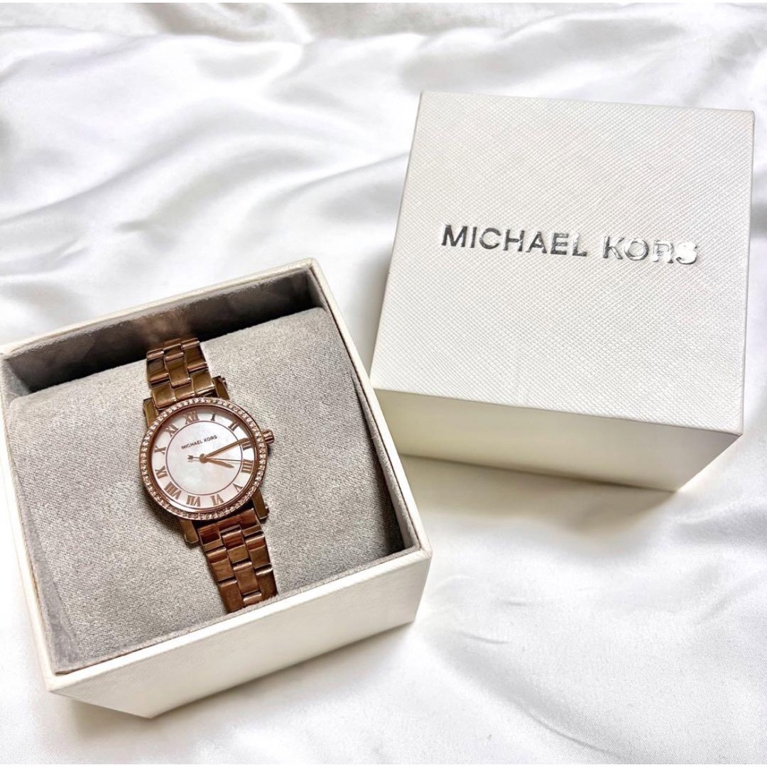 Michael Kors(マイケルコース)のマイケルコース　腕時計　ピンクゴールド レディースのファッション小物(腕時計)の商品写真