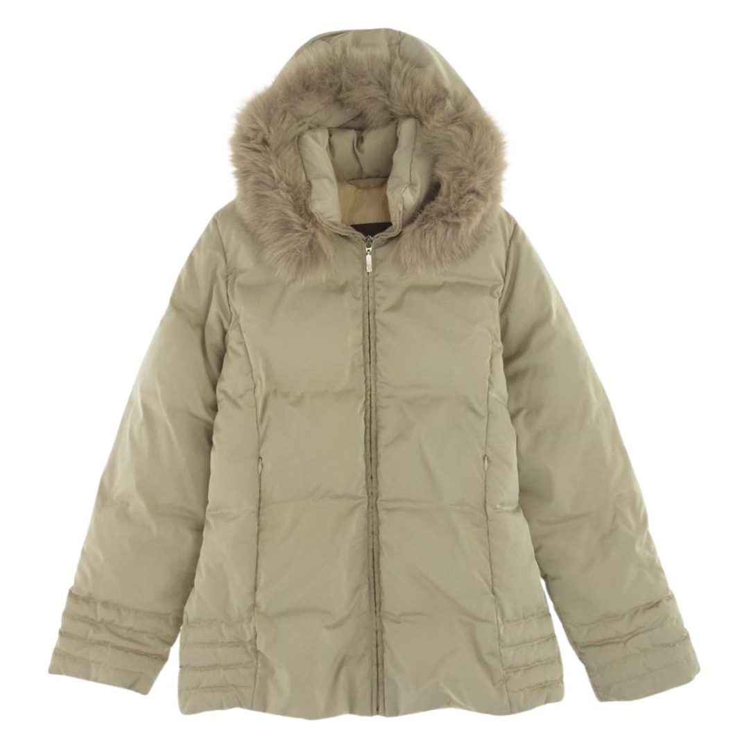 MONCLER(モンクレール)のMONCLER モンクレール コート 茶タグ TANZ タンツ ダウンコート ベージュ系 1【中古】 レディースのジャケット/アウター(その他)の商品写真