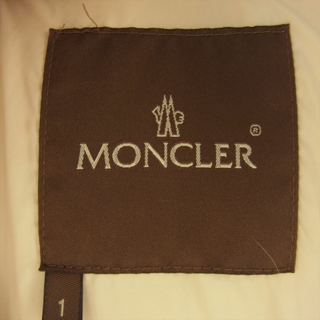 MONCLER(モンクレール)のMONCLER モンクレール コート 茶タグ TANZ タンツ ダウンコート ベージュ系 1【中古】 レディースのジャケット/アウター(その他)の商品写真