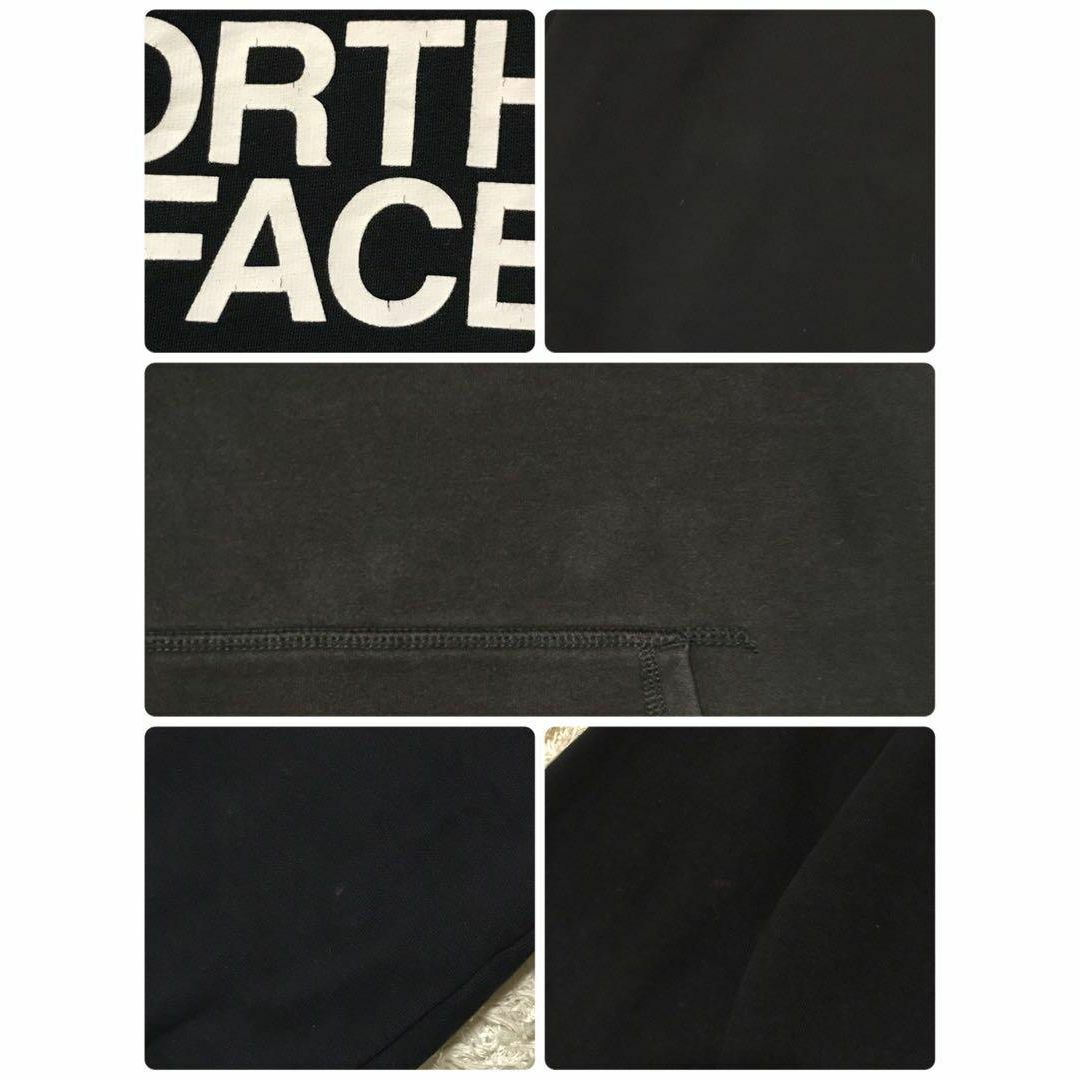 THE NORTH FACE(ザノースフェイス)の【人気デザイン】ノースフェイス　ビックロゴパーカー　ブラック　F769 レディースのトップス(パーカー)の商品写真