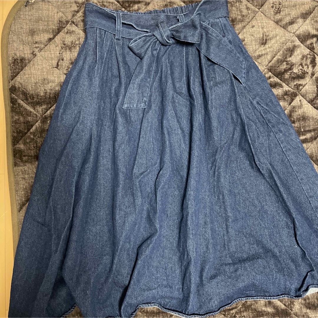ジーンズスカート レディースのスカート(ロングスカート)の商品写真