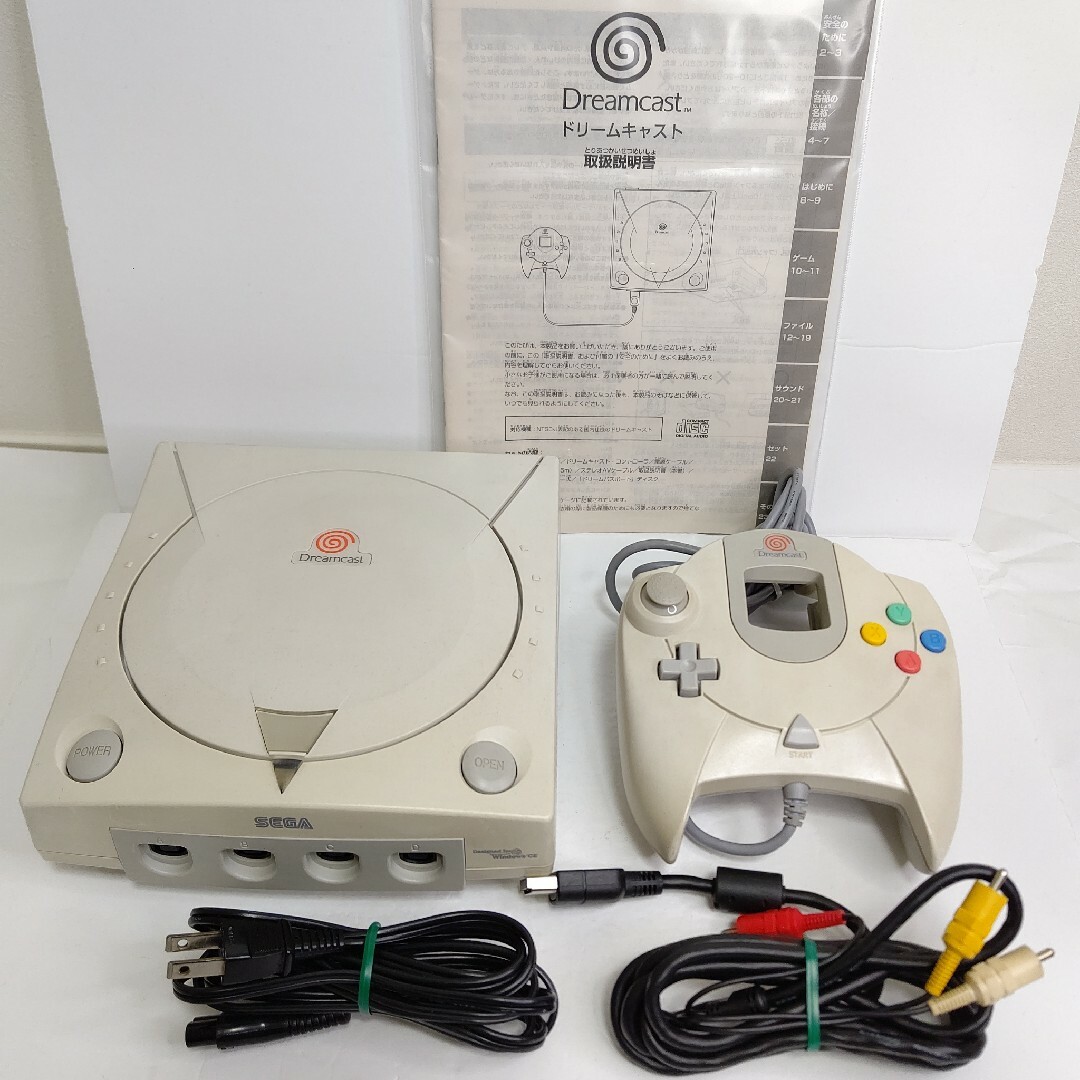 動作品セガ　ドリームキャスト　HKT-3000 SEGA Dreamcast ゲーム機