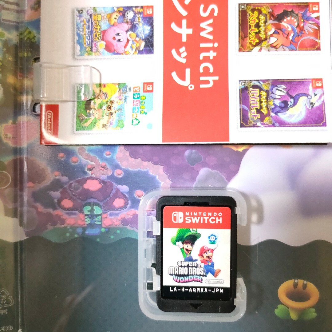 【中古ソフト】スーパーマリオブラザーズワンダー　ニンテンドーSwitch エンタメ/ホビーのゲームソフト/ゲーム機本体(家庭用ゲームソフト)の商品写真