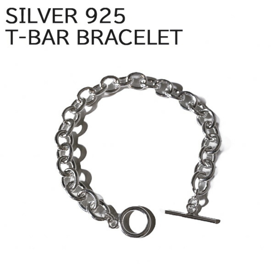 シルバー 925 ブレスレット Tバー チェーン Silver T-Bar Brecelet  新品 アクセサリー レディースのアクセサリー(その他)の商品写真