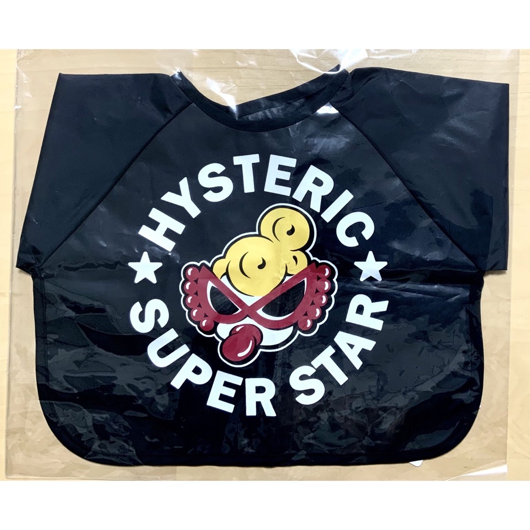 HYSTERIC MINI(ヒステリックミニ)のヒスミニ☆正規品☆新品☆お食事エプロン☆袖付き☆ビブ☆スタイ☆フェイスミニ キッズ/ベビー/マタニティの授乳/お食事用品(お食事エプロン)の商品写真