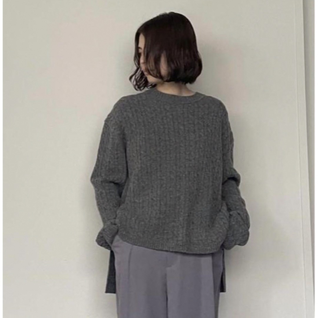 日本購入サイト 23AWフローレント CABLE KNIT PULLOVER ブラック ...