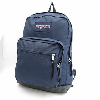 ジャンスポーツ(JANSPORT)のJANSPORT / ジャンスポーツ ◆リュック/バックパック/ナイロン/ネイビー T29A メンズファッション【中古】 [0220473774](バッグパック/リュック)