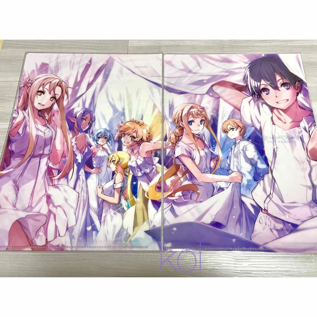 ソードアート・オンライン abecクリアファイルセット ソードアート・オンライン abecクリアファイルセット