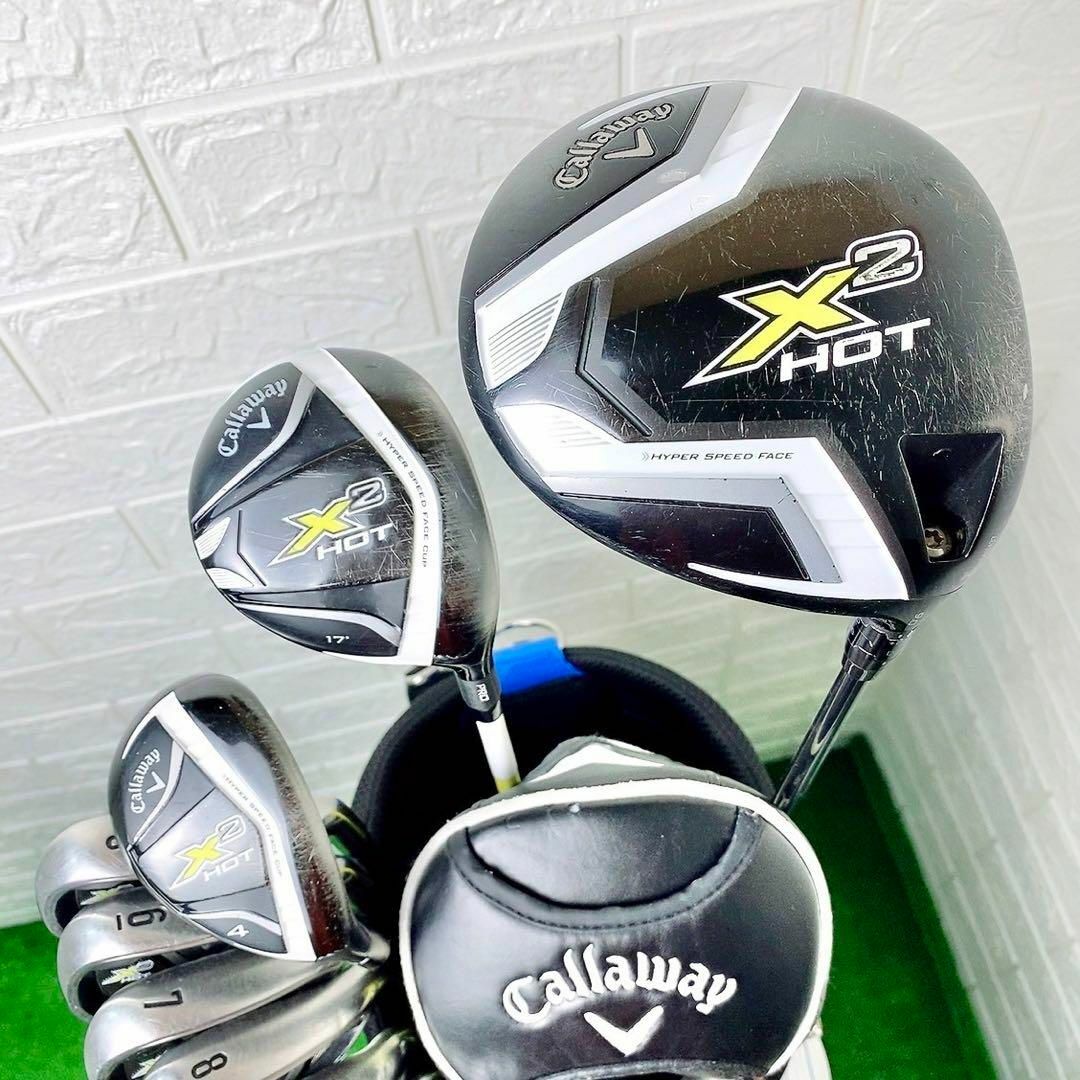 Callaway - バッグ新品☆キャロウェイ X2HOT メンズゴルフクラブ 完璧