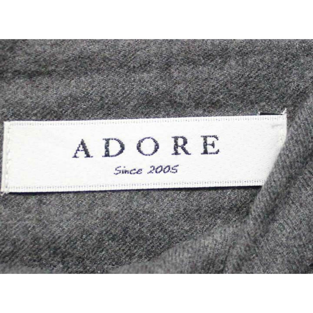 ADORE(アドーア)の△ADORE/アドーア△ウールガウチョパンツ/七分丈/無地　グレー　 レディース 　38　【中古】　秋冬 401122 レディースのパンツ(その他)の商品写真