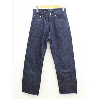 マディソンブルー(MADISONBLUE)の【値下げ】◇MADISON BLUE/マディソンブルー◇2022年製/HEM CUT OFF STRAIGHT D DENIM/ヘムカットオフストレートデニムパンツ/MB999-3006 インディゴ レディース 01【中古】春夏秋冬 509022(その他)