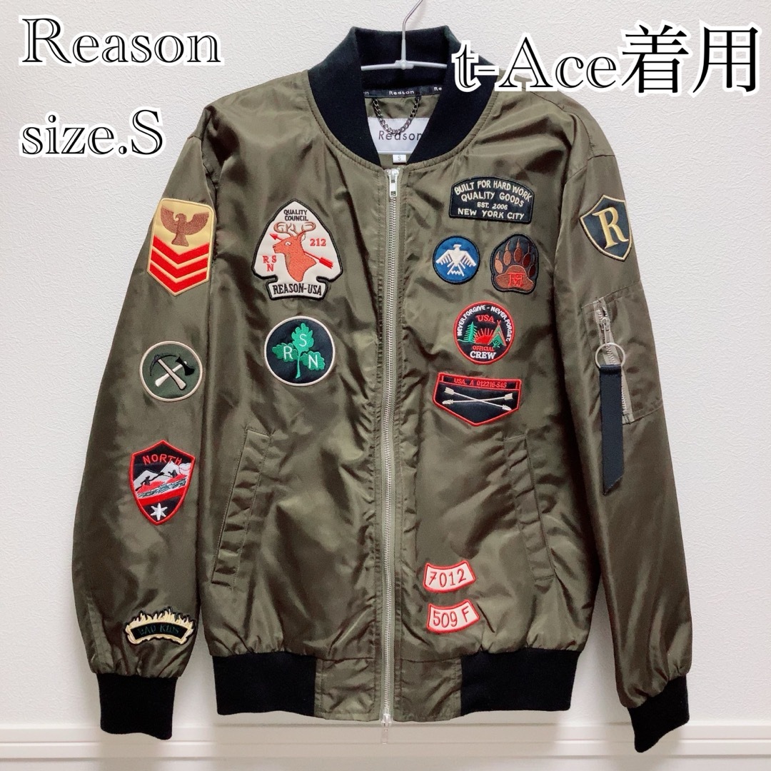 【美品】t-Ace サイン入り Reason ブルゾン メンズのジャケット/アウター(ブルゾン)の商品写真