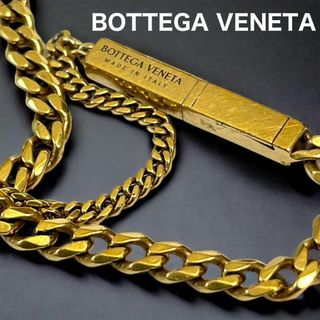 ボッテガヴェネタ(Bottega Veneta)の【美品☆現行】ボッテガ・ヴェネタ　チェーン　ブレスレット　プレート　喜平(ブレスレット)