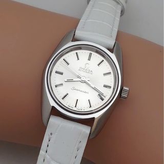 オメガ(OMEGA)のOH済 1969年製 オメガ シーマスター レディース自動巻き ノンデイト極上品(腕時計)