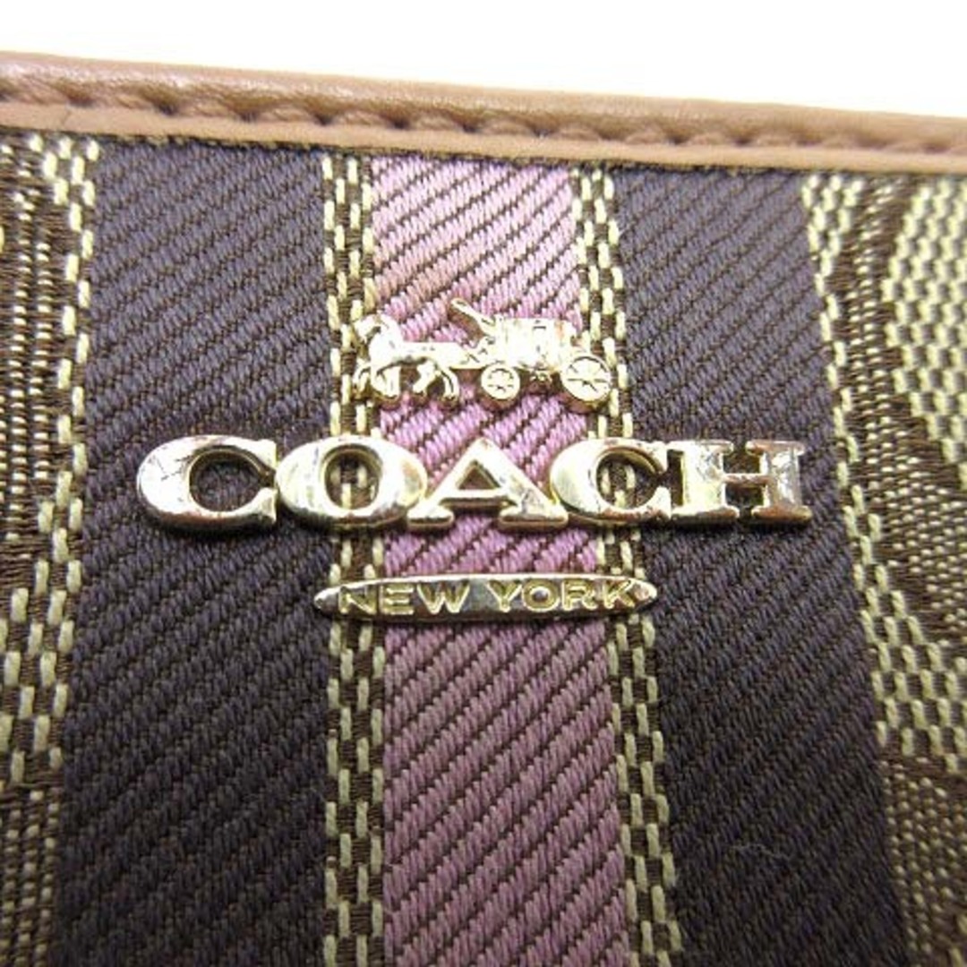 COACH(コーチ)のコーチ シグネチャー ストライプ ラウンドファスナー 長財布 F39139 レディースのファッション小物(財布)の商品写真