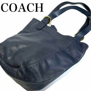 コーチ(COACH)の【良品】オールドコーチ　レザー　ショルダーバッグ　トート　ハンド　ゴールド(トートバッグ)