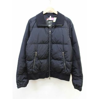 プラダ(PRADA)の【冬物 新入荷】♪PRADA/プラダ♪リブダウンジャケット/アウター/長袖 ブラック/黒 レディース 48【中古】冬 011132(その他)